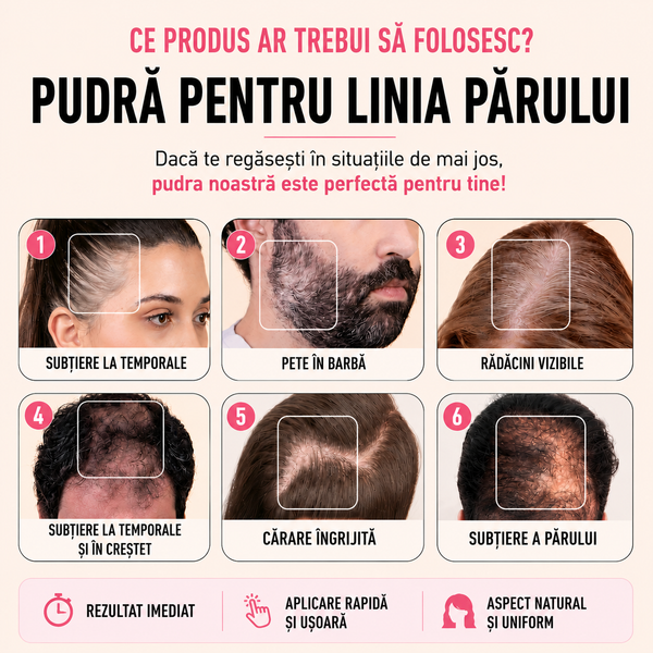 Pudră Magică pentru Păr