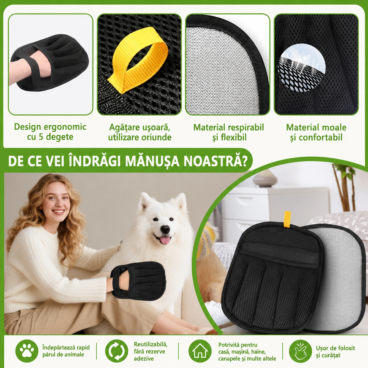 Mănușa Magică Anti-Păr™