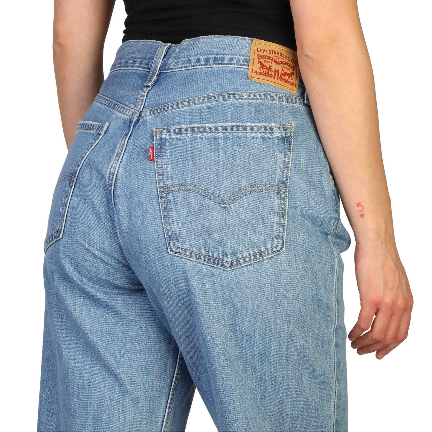 Blugi Levi's pentru dame de culoarea albastră