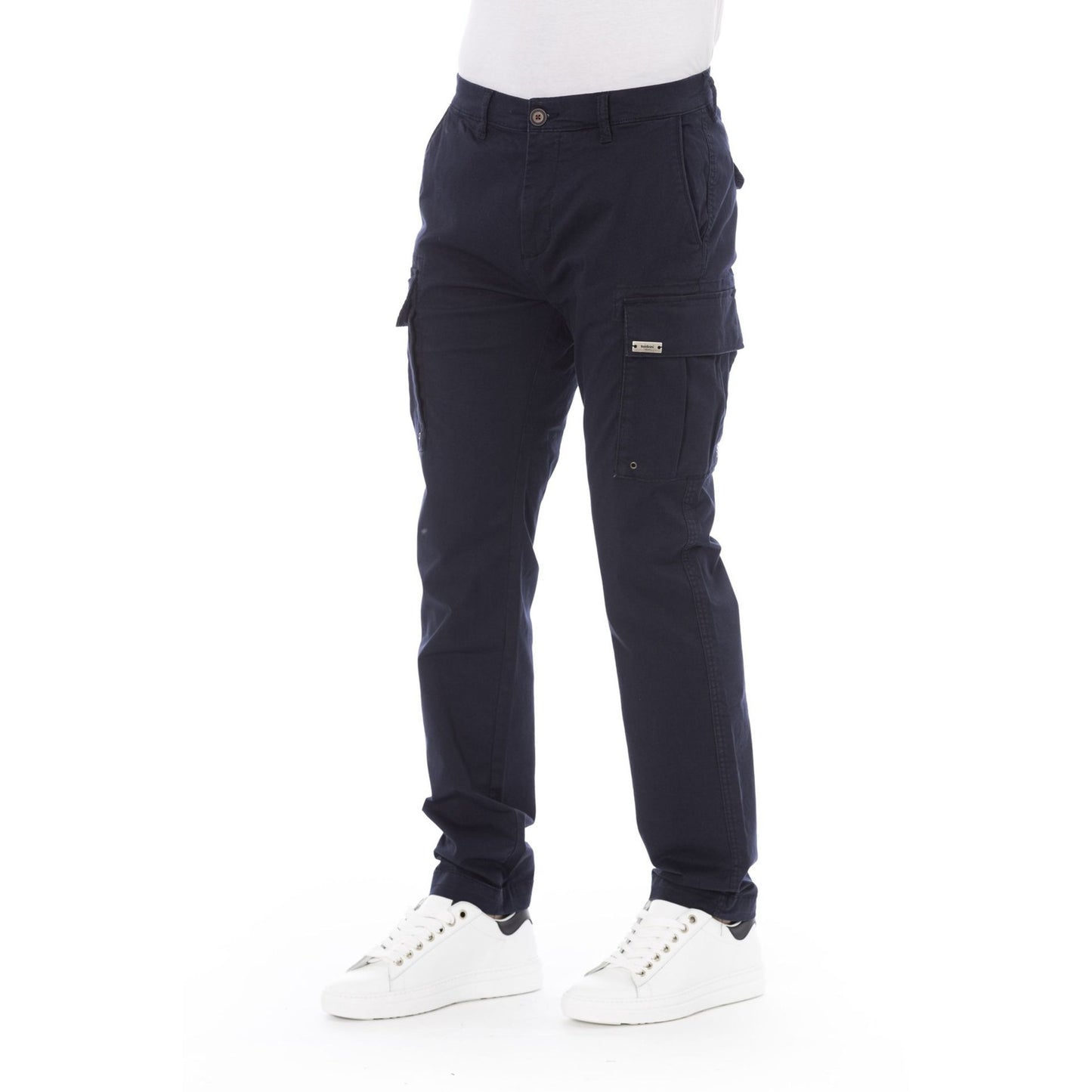 Pantaloni casual pentru bărbați de culoarea bleumarin de la Baldinini Trend