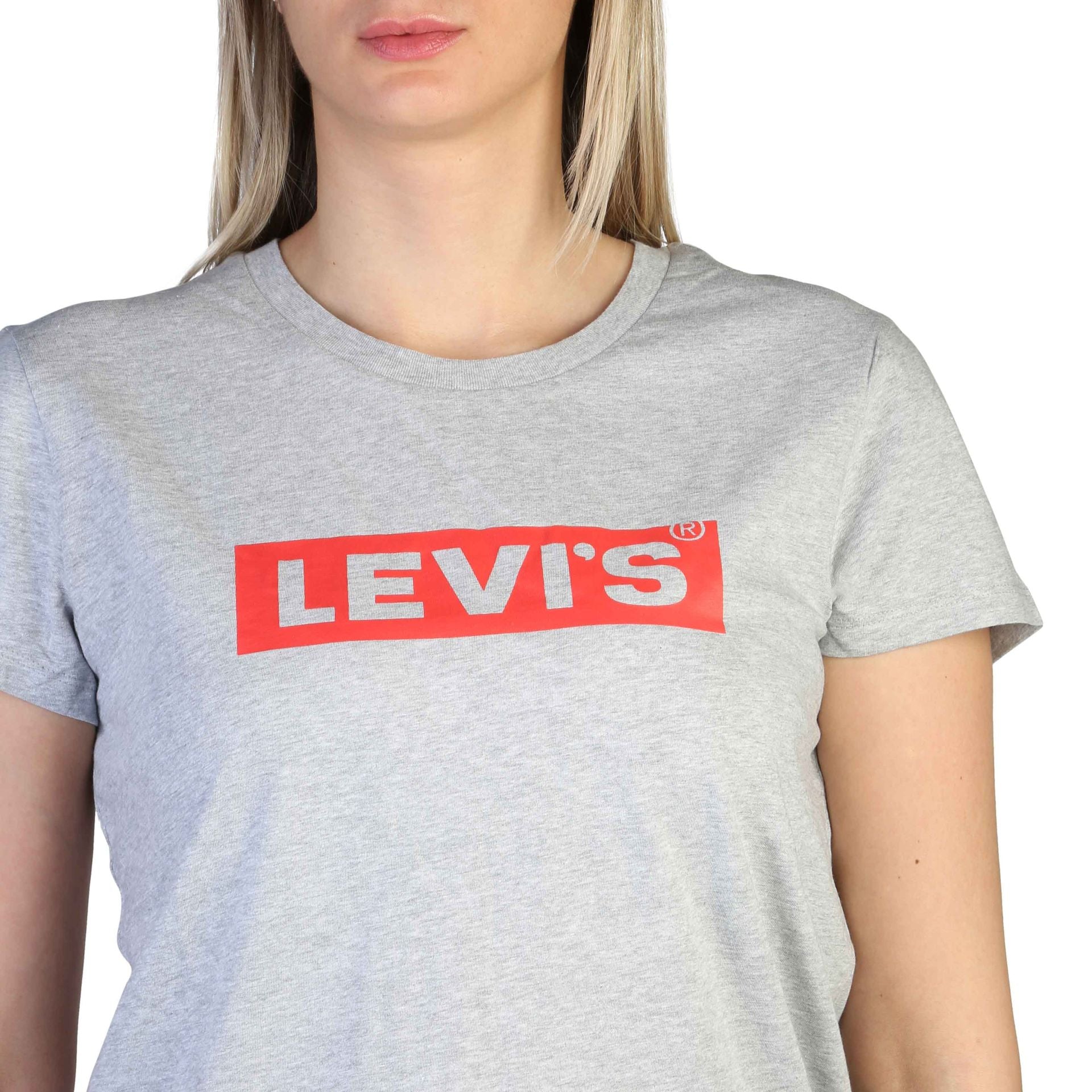 Tricou gri cu mâneci scurte de la Levi's pentru dame